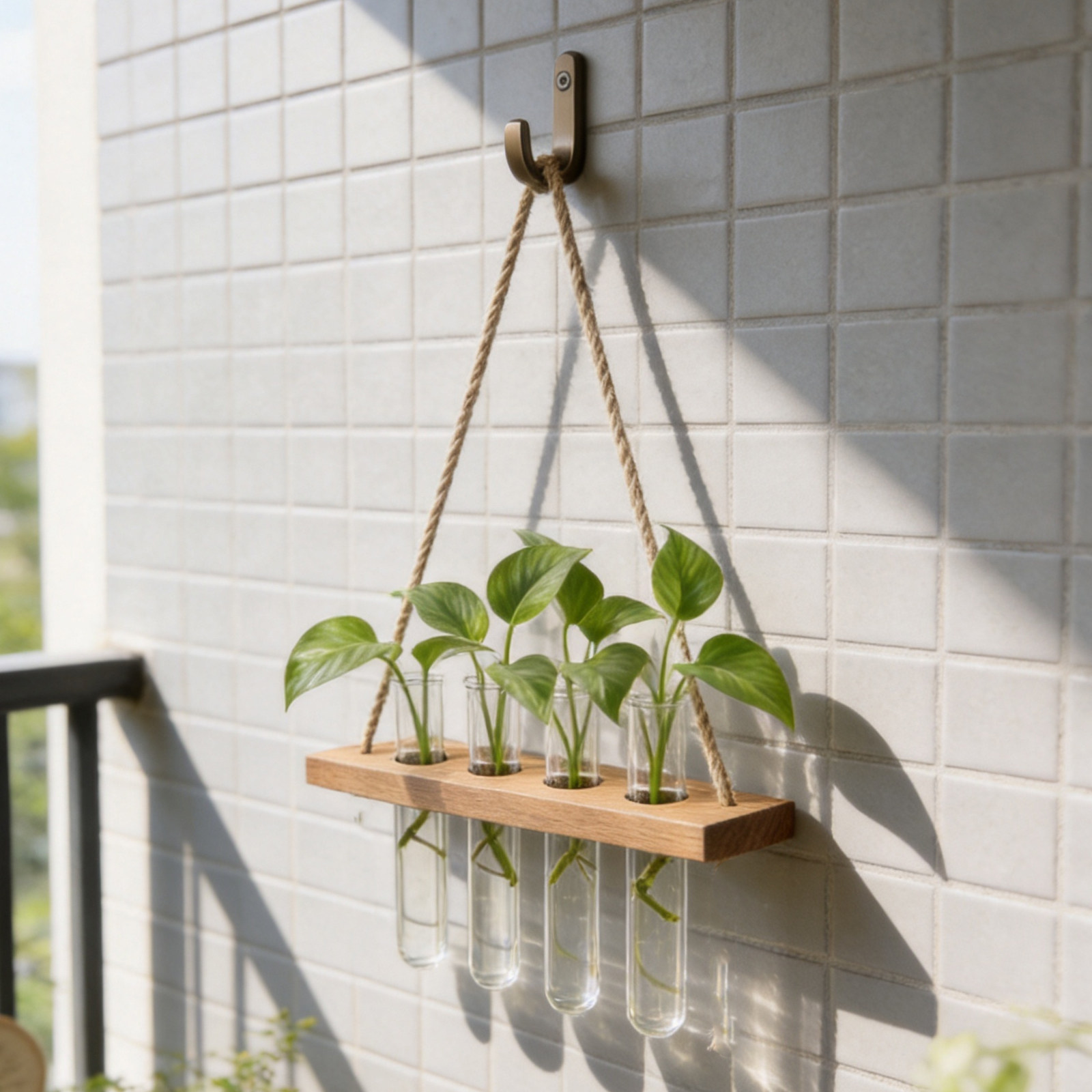 Wood Stand Plant Propagation S - Propagation Station Vase 评论和价格